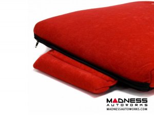 Seat Cushion - Red w/ Alfa Romeo Logo in White